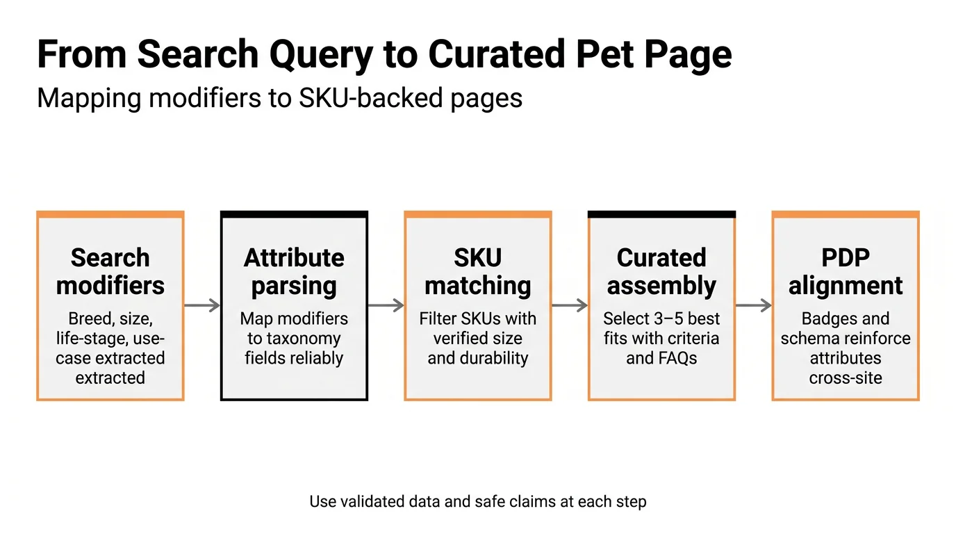 From Search Query to Curated Pet Page