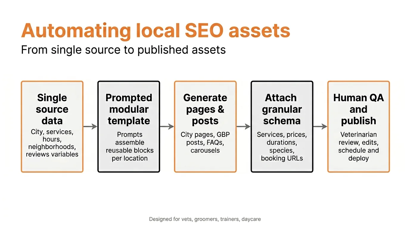 Automating local SEO assets