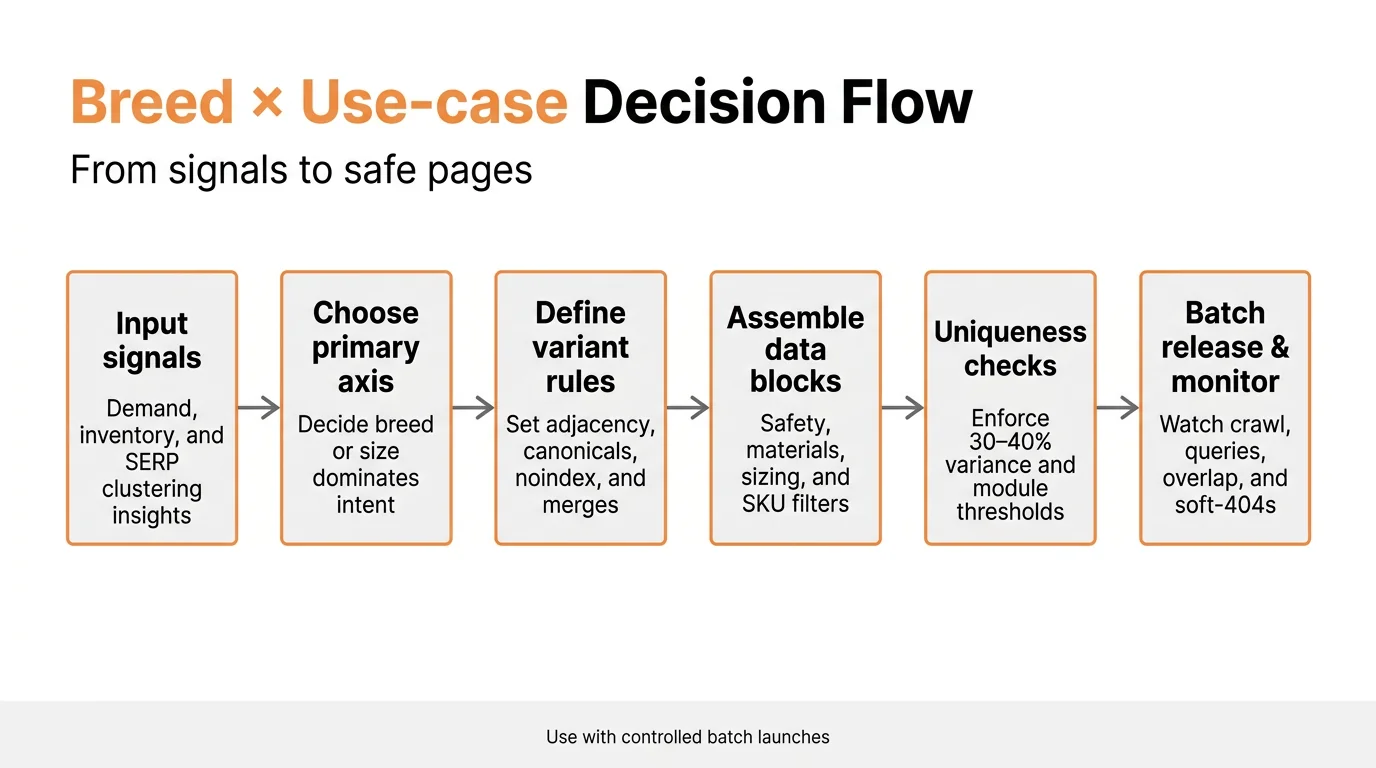 Breed × Use-case Decision Flow