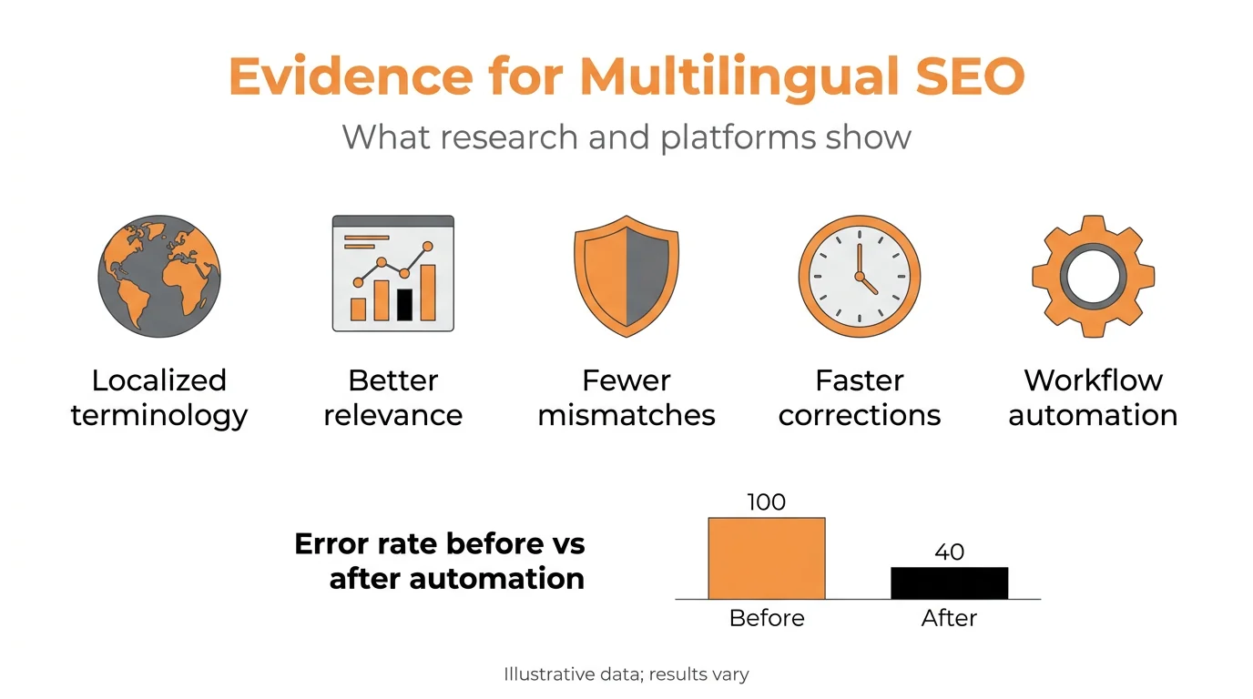 Evidence for Multilingual SEO
