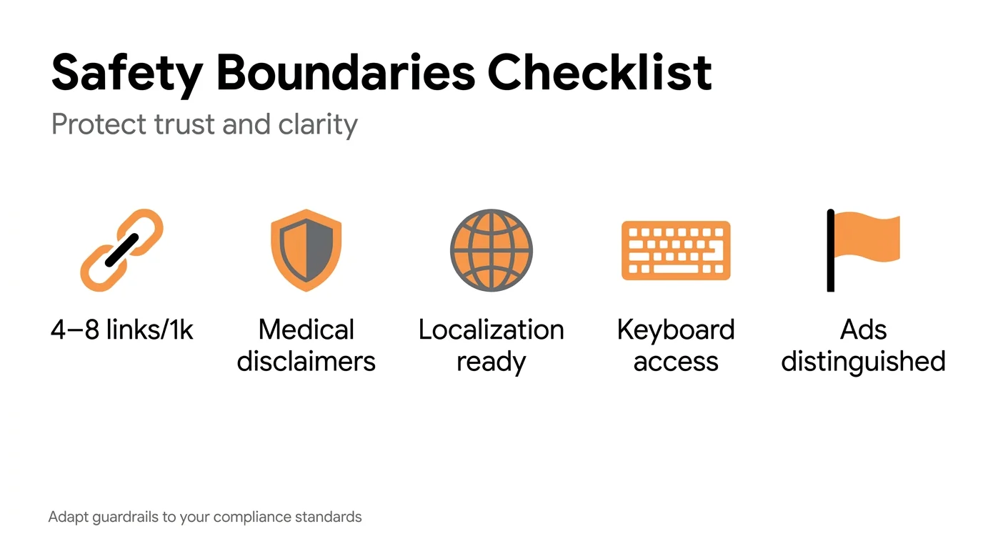 Safety Boundaries Checklist