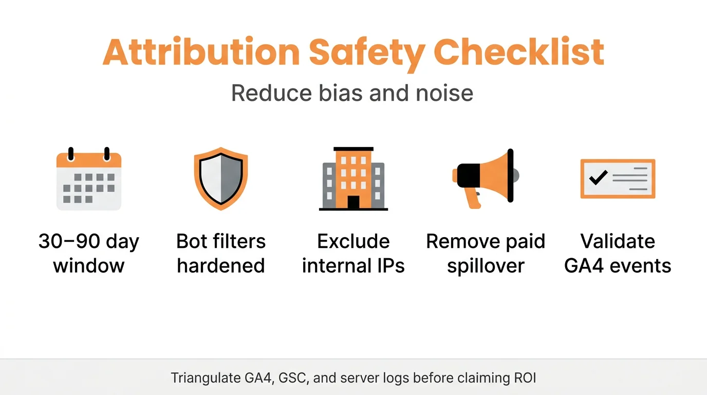 Attribution Safety Checklist