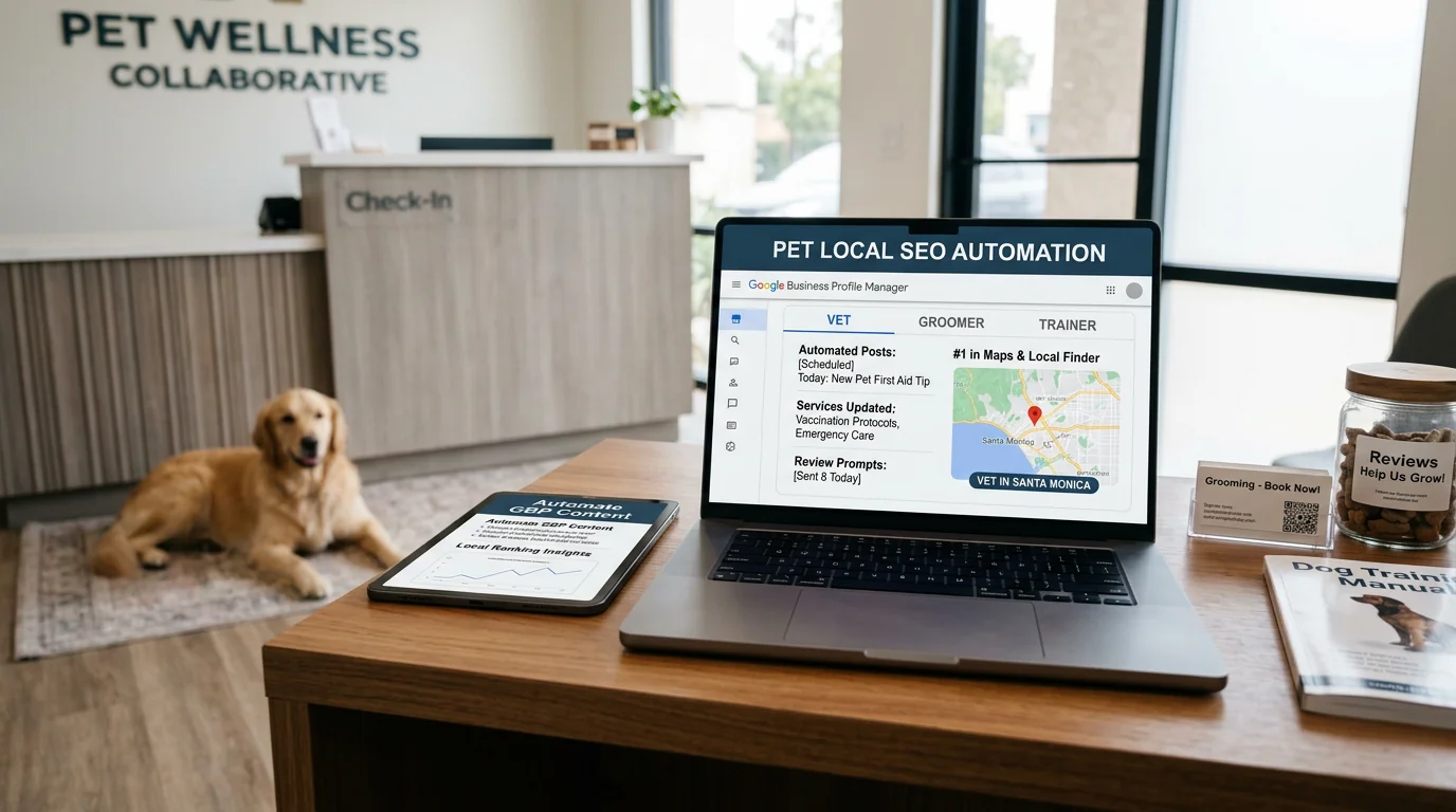 Local SEO for Pet Services: Automate GBP Posts, Services, and Reviews